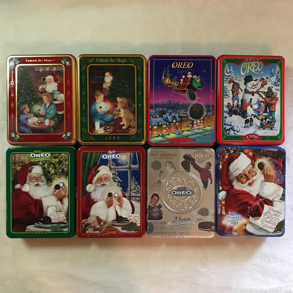 OREO Limited Edition Canister’s Lot of 8